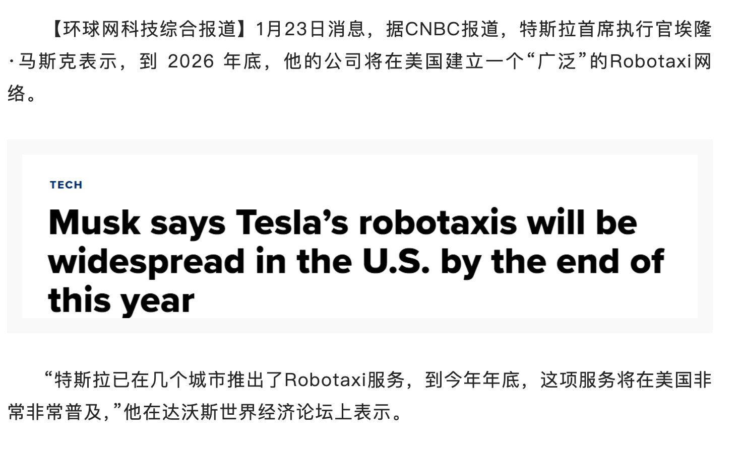 Tesla Robotaxi
